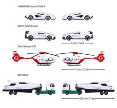 Majorette Dubai Police Force 5 Pack 1/64