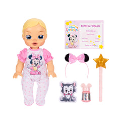 Disney Darlings Minnie-Inspired Interactive Baby Doll 13 Inch Kids Toy