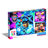 Clementoni Puzzle Paw Patrol Mighty Movie 3x48-pieces