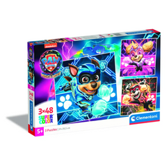 Clementoni Puzzle Paw Patrol Mighty Movie 3x48pcs