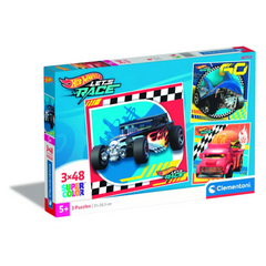 Clementoni Puzzle Hotwheels Trucks 3X48pcs