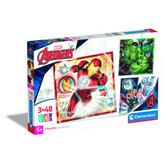 Clementoni Puzzle Marvel Avengers 3X48pcs