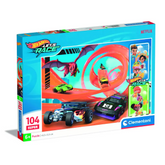 Clementoni Puzzle Hotwheels Loop Race 104pcs