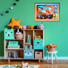 Clementoni Puzzle Hotwheels Loop Race 104pcs