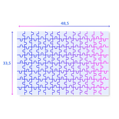 Clementoni Puzzle Hotwheels Loop Race 104pcs