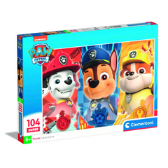 Clementoni Puzzle Paw Patrol Heroes 48.50X33.50cm 104pcs