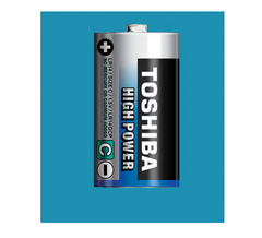 Toshiba Alkaline Battery Size C 1.5V 2-pack