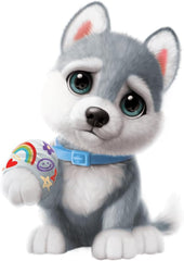 Little Live Pets Ouchies Deluxe Single Pack Aspen (Husky) Battery Operated