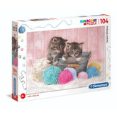 CLEMENTONI PUZZLE SWEET KITTENS 104PCS