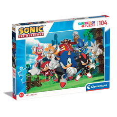 CLEMENTONI PUZZLE SONIC 104PCS