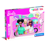 Clementoni Puzzle Barbie and Campvan 104-piece