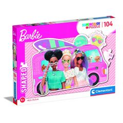 Clementoni Puzzle Barbie and Campvan 104-piece