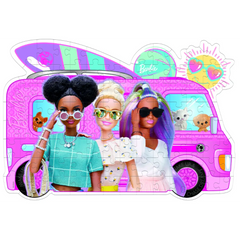 Clementoni Puzzle Barbie and Campvan 104-piece