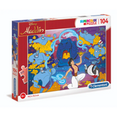 Clementoni 104-pieces SuperColor Puzzle Disney Aladdin for Children