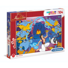 Clementoni 104-pieces SuperColor Puzzle Disney Aladdin for Children