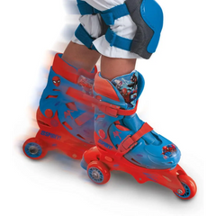 Mondo Roller Spiderman Tri Inline Skates Adjustable 29-32