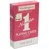WADDINGTONS NUMBER1 PLAYING CARDS PINK C