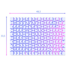 Clementoni Puzzle Disney Princess Gown 180-pieces