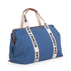 Childhome Mommy Bag Signature Canvas Indigo Large Baby Diaper Travel Bag