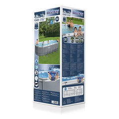 Bestway Powersteel Oval Pool Set 5.49m x 2.74m x 1.22m (18' x 9' x 48")