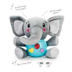Addo Little Lot Musical Elephant Battery Operated