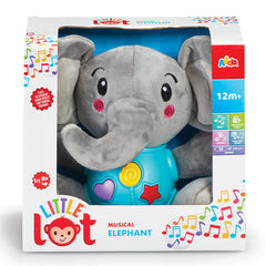 Addo Little Lot Musical Elephant Battery Operated
