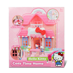 Hello Kitty Cozy Time Home Playset Imaginative Role Play Toy for Toddlers & Kids