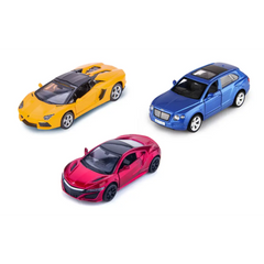 Power Joy Vroom Vroom Diecast Unif. Licensed 1/64 3-pieces