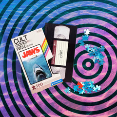 Clementoni Puzzle Jaws-Cult Movie 500-pieces