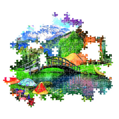 Clementoni Puzzle High Quality Collection Old Shoe House 500-pieces