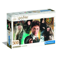 Clementoni Puzzle HQC Harry Potter+Poster 500pcs