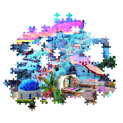 Clementoni Puzzle High Quality Collection Greece View with Poster 500-pieces
