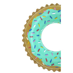 Bestway 91 cm Sweet Donut Swim Ring Inflatable Pool Float