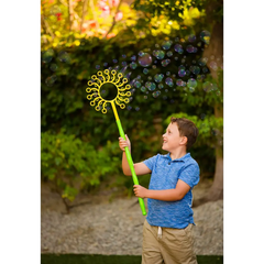 Gazillion Mega-Zillion Bubble Wand Toy for Kids with 2 Bottles 8oz Solution
