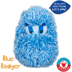 Curlimals Blue The Badger