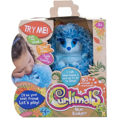 Curlimals Blue The Badger