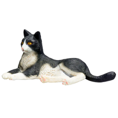 Mojo Animal Cat Lying Black And White