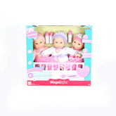Baby Amoura Loveable Triplets Doll Battery Operated 14-inches