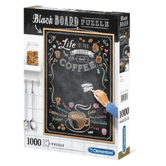 Clementoni Puzzle Blackboard Coffee 1000-pieces