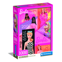 Clementoni Puzzle Barbie and Poster 1000 Pcs