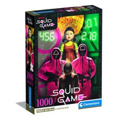 Clementoni Puzzle HQC Squid Game+Poster 1000pcs