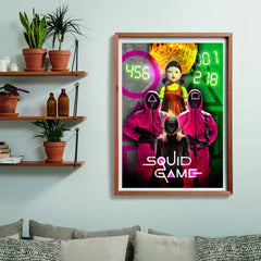 Clementoni Puzzle HQC Squid Game+Poster 1000pcs