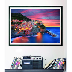 Clementoni Puzzle HQC Manarola+Poster 1000pcs