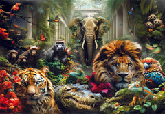 Clementoni 1000 Pcs Puzzle Mystic Jungle + Poster
