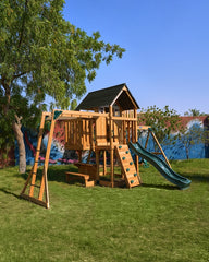 Dynamic Sports Arabian Leopard Wooden Swing Set