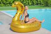 Bestway Golden Cobra Island 180cm Inflatable Pool Float for Kids and Adults