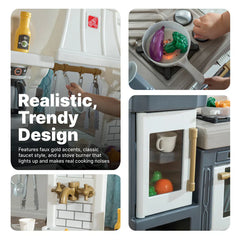 Step2 Gilded Gourmet Kitchen Set
