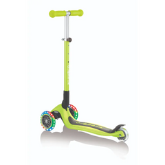 Globber Primo Foldable Lights Lime Green