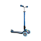 Globber Elite Prime Lights Scooter - Navy Blue