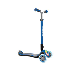 Globber Elite Prime Lights Scooter Ride-On Navy Blue